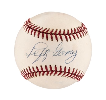 Lefty Gomez Single-Signed Official American League Baseball